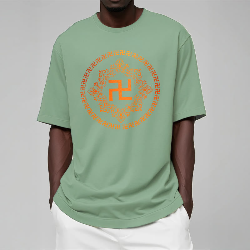 T-shirt avec croix gammée et Buddha Stones - image 15