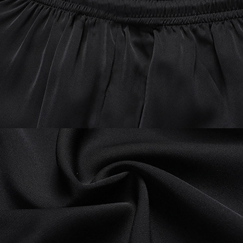 Costume Tang en bambou et fleurs de pêcher avec Buddha Stones, uniforme traditionnel Hanfu, haut à manches courtes et pantalon, ensemble pour hommes - image 15