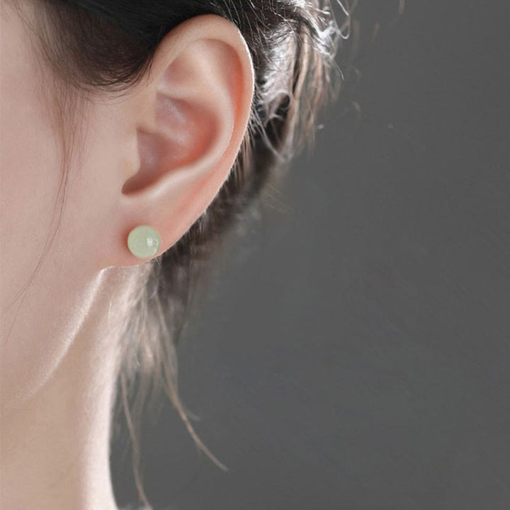 Boucles d'oreilles à tige en Buddha Stones - image 4