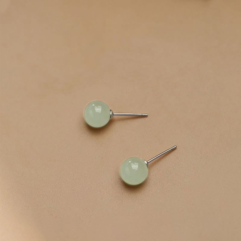 Boucles d'oreilles à tige en Buddha Stones - image 3