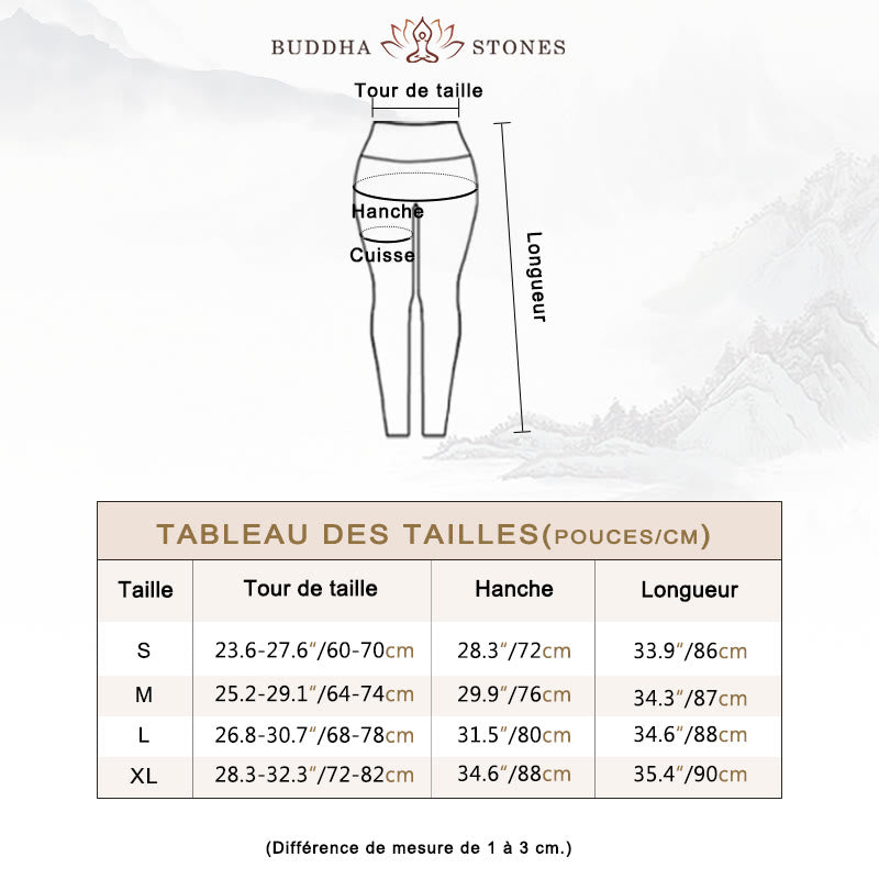 Ensemble de yoga pour femme avec haut et pantalon imprimé paon et Buddha Stones, 2 pièces, lotus, phénix, fleurs de printemps - image 6
