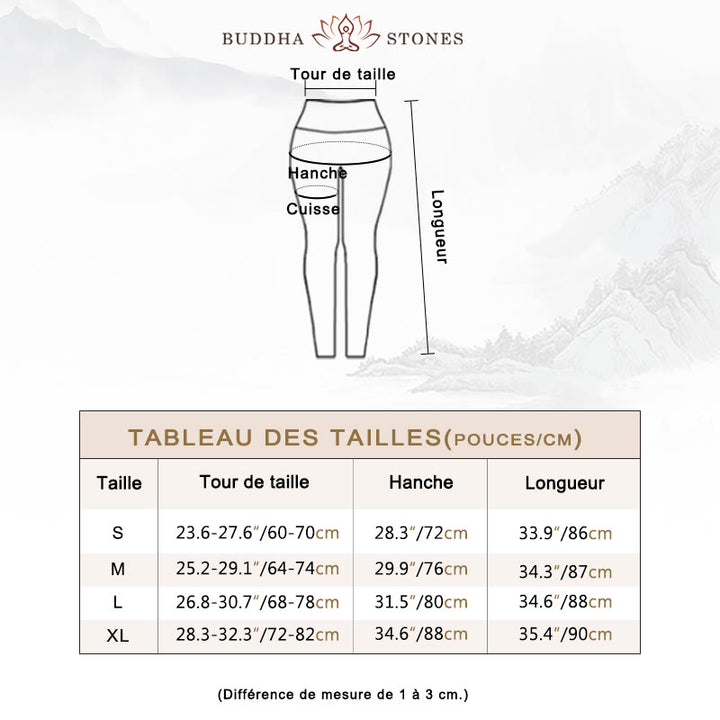Ensemble de yoga pour femme avec haut et pantalon imprimé paon et Buddha Stones, 2 pièces, lotus, phénix, fleurs de printemps - image 6