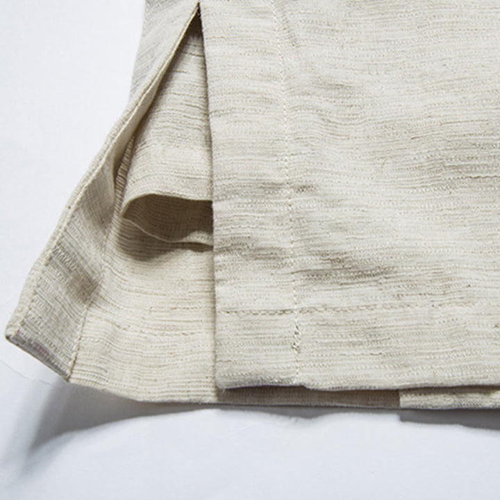 Veste en coton et lin pour homme avec Buddha Stones tombantes - image 11