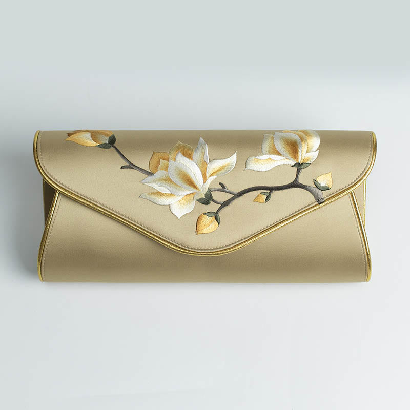 Sac à main en bandoulière avec broderie Buddha Stones Magnolia Su pour mariage