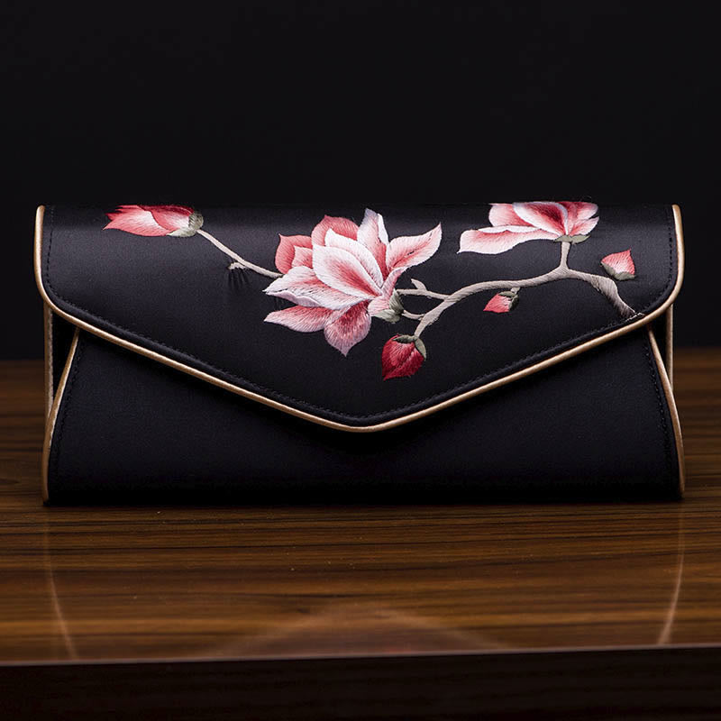 Sac à main en bandoulière avec broderie Buddha Stones Magnolia Su pour mariage