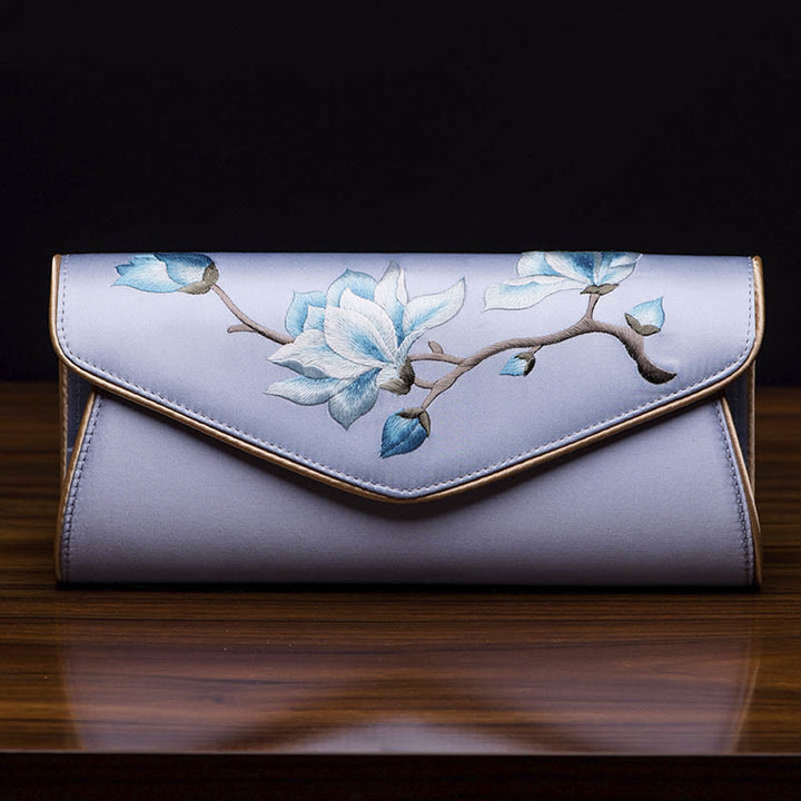 Sac à main en bandoulière avec broderie Buddha Stones Magnolia Su pour mariage