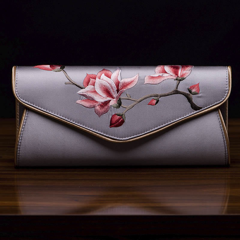 Sac à main en bandoulière avec broderie Buddha Stones Magnolia Su pour mariage