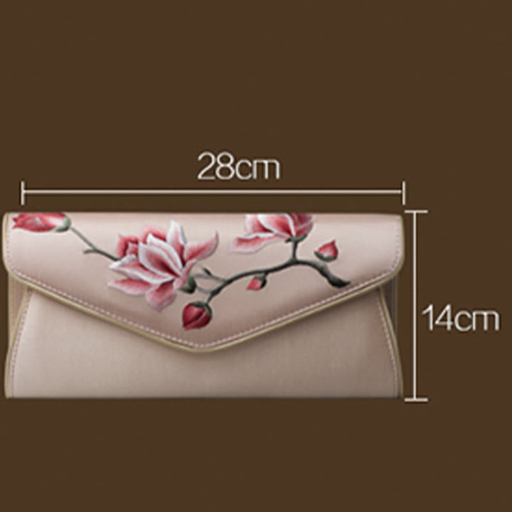 Sac à main en bandoulière avec broderie Buddha Stones Magnolia Su pour mariage