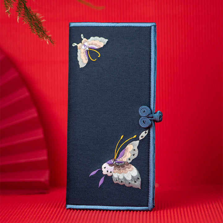 Sac à main brodé Buddha Stones Butterfly Orchid Su Journey Shopping