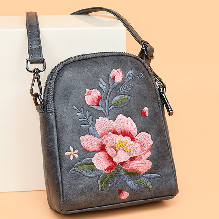 Sac à main brodé Buddha Stones Lotus Su Journey Shopping Sac à bandoulière Sac à bandoulière