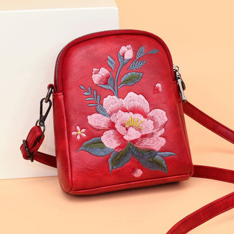 Sac à main brodé Buddha Stones Lotus Su Journey Shopping Sac à bandoulière Sac à bandoulière