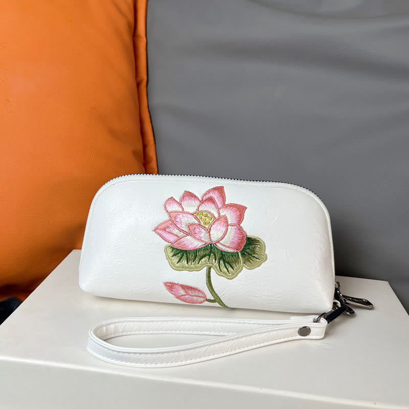 Sac à main brodé Buddha Stones Lotus Su Journey Shopping