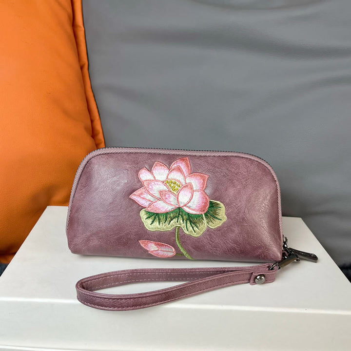 Sac à main brodé Buddha Stones Lotus Su Journey Shopping
