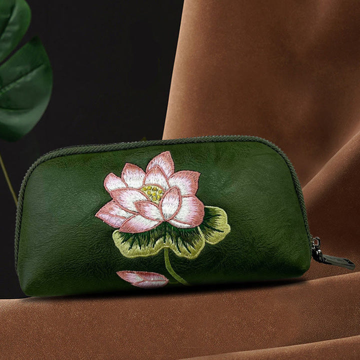 Sac à main brodé Buddha Stones Lotus Su Journey Shopping