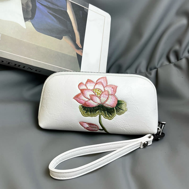 Sac à main brodé Buddha Stones Lotus Su Journey Shopping