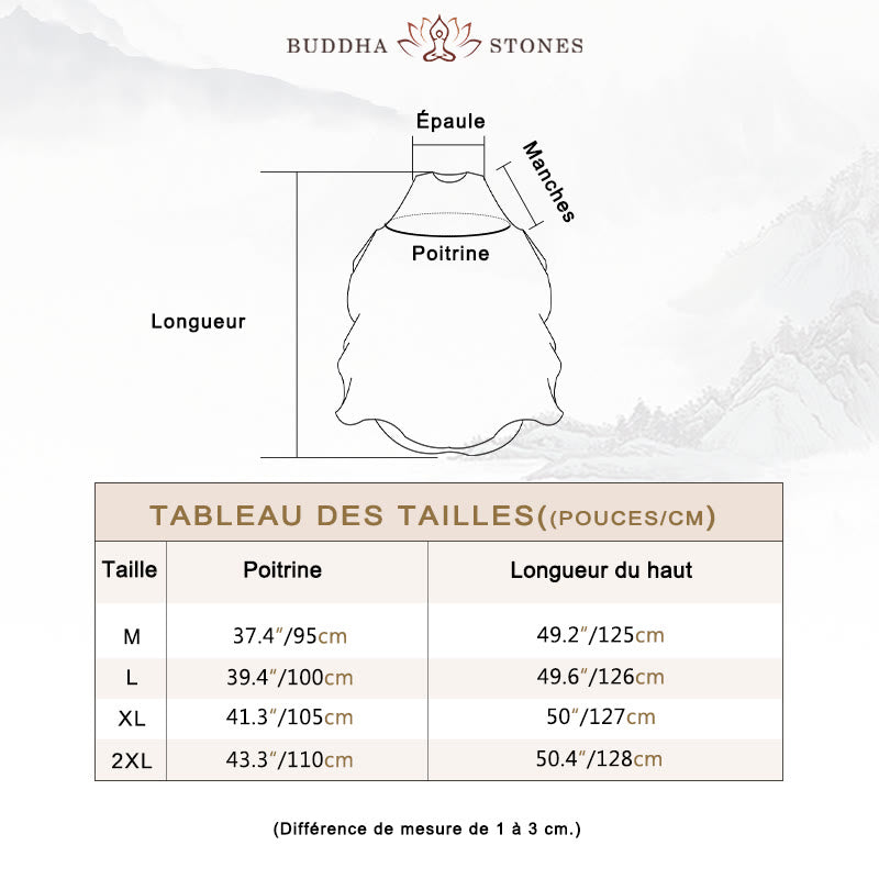 Robe mi-longue à motif simple Buddha Stones , pantalon à jambe large, vêtements de méditation, de pratique spirituelle zen, de yoga et de danse - image 5