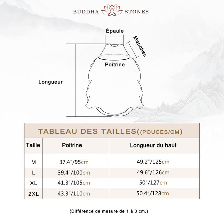 Robe mi-longue à motif simple Buddha Stones , pantalon à jambe large, vêtements de méditation, de pratique spirituelle zen, de yoga et de danse - image 5