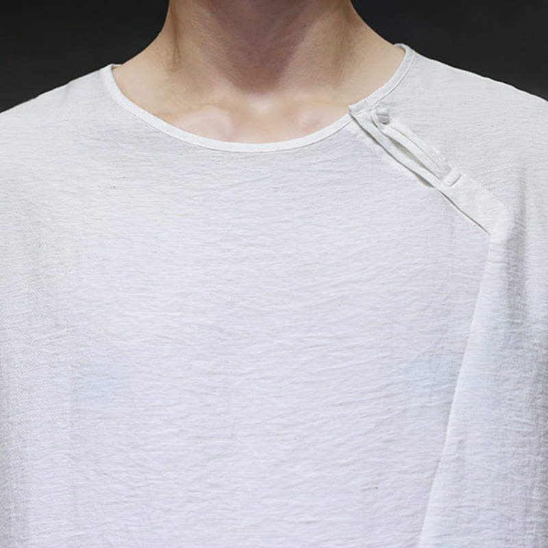 T-shirt à manches longues et col rond en coton pour homme avec Buddha Stones - image 16