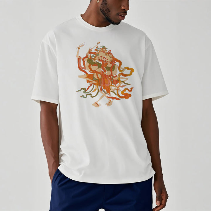 T-shirt à motifs de Buddha Stones tibétaines colorées Le Seigneur de la forêt des cadavres - image 10