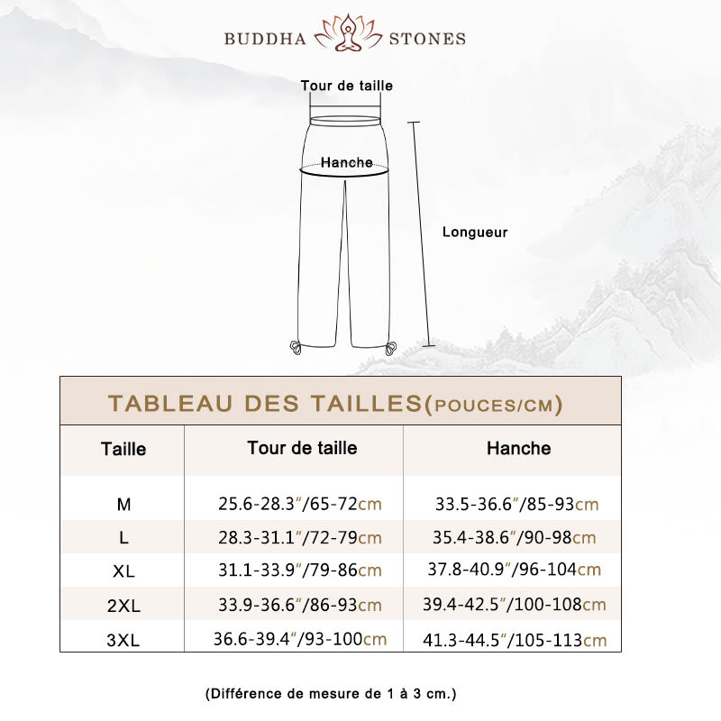 Ensemble de vêtements de yoga pour homme Buddha Stones, méditation, prière, col en V, coton et lin, pratique spirituelle zen - image 5