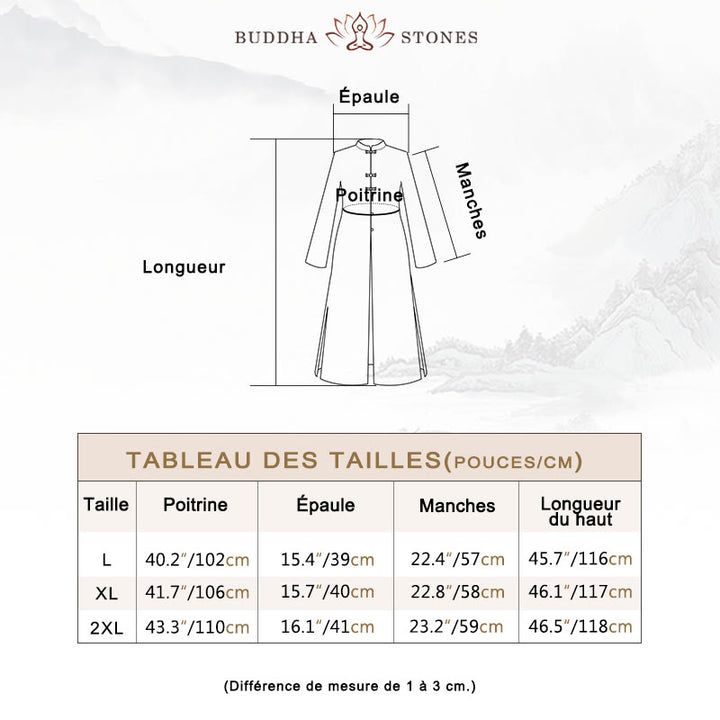 Ensemble de 2 pièces en Buddha Stones et lin avec haut et pantalon pour femme Motif grenouille chinoise - image 5