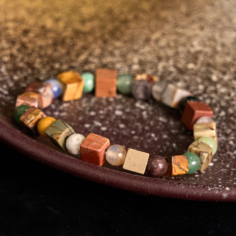 Bracelet de prospérité en agate rouge de Shoushan de Buddha Stones