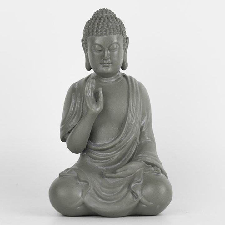 Buddha Stones Petite Méditation Prière Résine Statue de Bouddha Compassion Décoration de Bureau à Domicile - image 16
