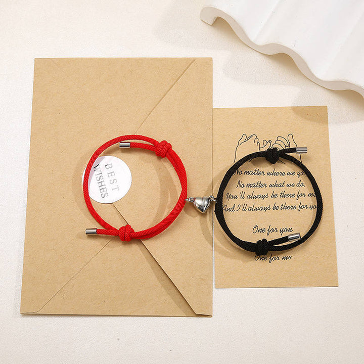 Lot de 2 bracelets magnétiques pour couple