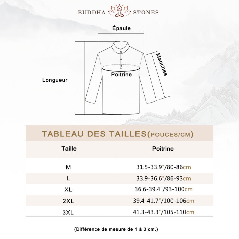 Ensemble de vêtements pour hommes Buddha Stones la méditation, la prière, le yoga, le zen, le tai-chi - image 5