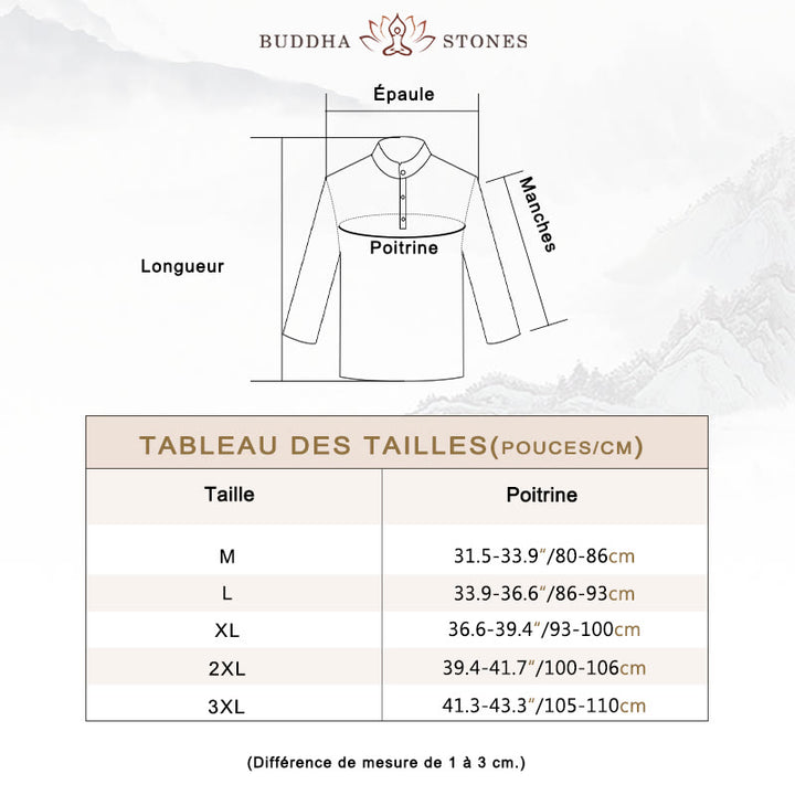 Ensemble de vêtements pour hommes Buddha Stones la méditation, la prière, le yoga, le zen, le tai-chi - image 5