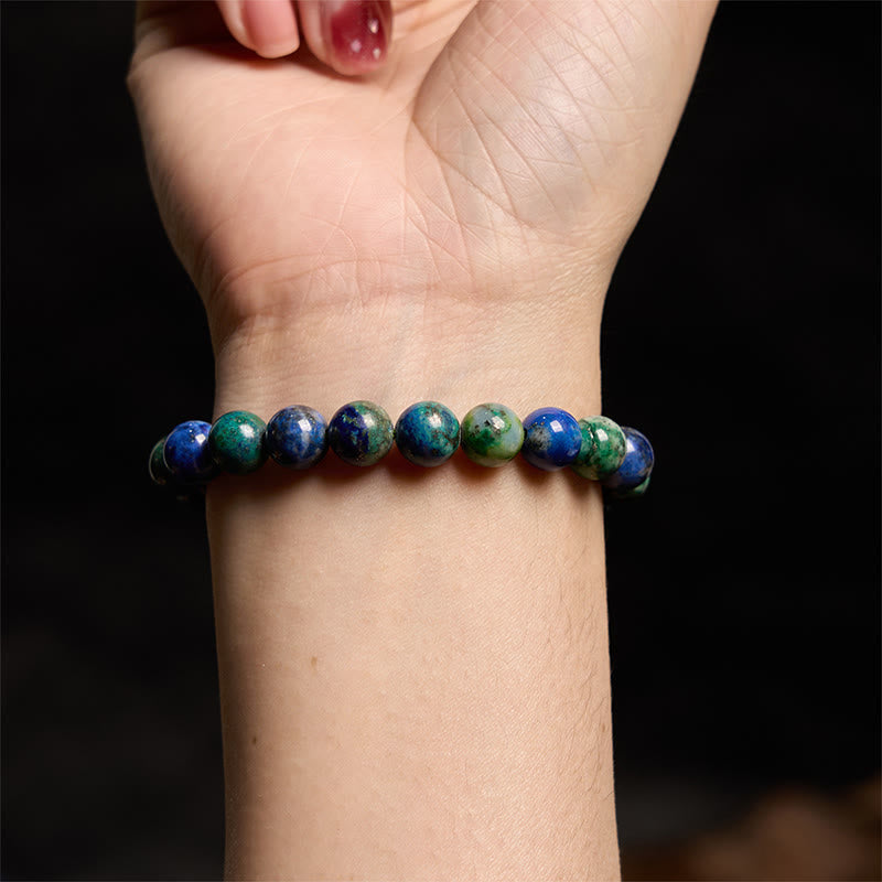 Bracelet Sérénité en lazurite et lapis-lazuli de Buddha Stones - image 4