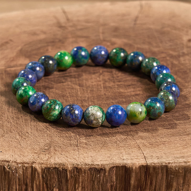 Bracelet Sérénité en lazurite et lapis-lazuli de Buddha Stones - image 1