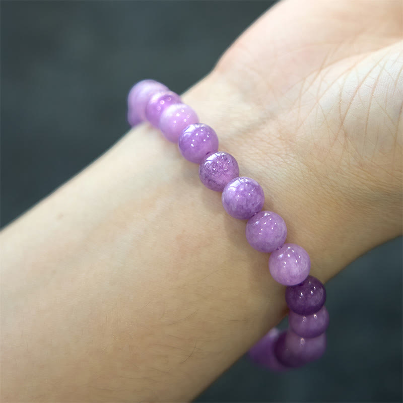 Bracelet de paix intérieure en lépidolite de Buddha Stones