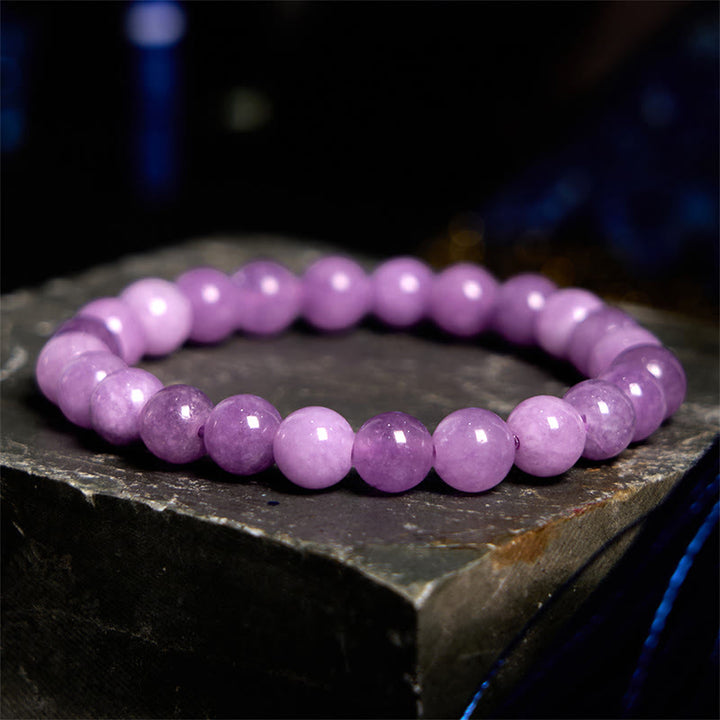 Bracelet de paix intérieure en lépidolite de Buddha Stones