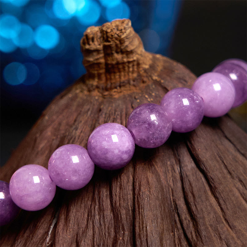 Bracelet de paix intérieure en lépidolite de Buddha Stones