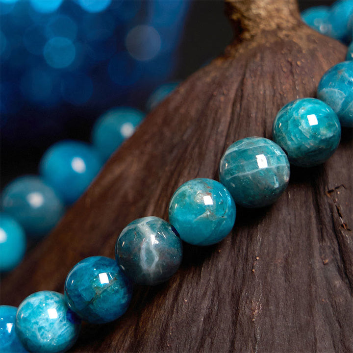 Bracelet de manifestation en apatite de Buddha Stones