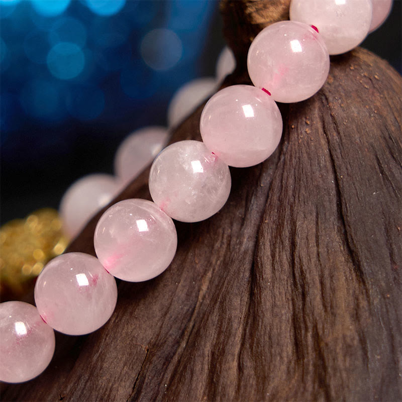 Bracelet de chaleur en cristal rose et citrine Buddha Stones - image 3