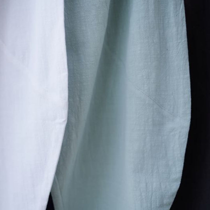 Pantalon Buddha Stones en coton ramie et lin de couleur unie avec poches pour homme, taille élastique - image 30