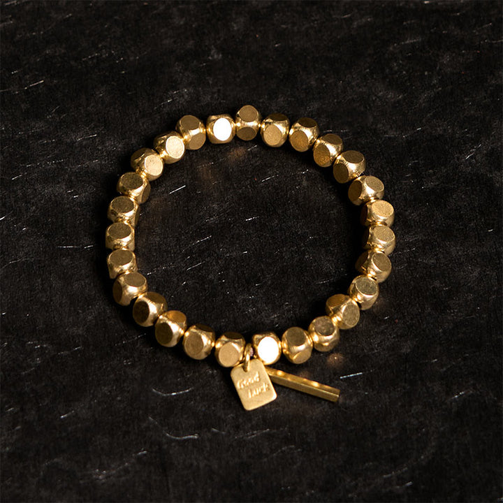 Bracelet porte-bonheur en cuivre avec Buddha Stones