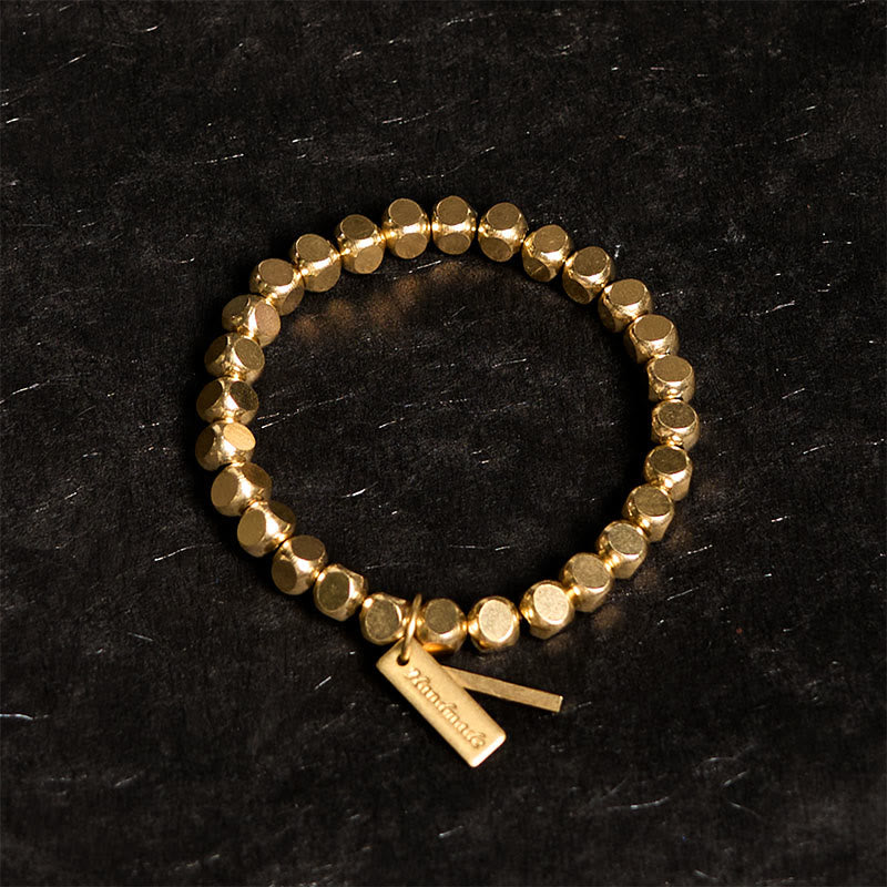 Bracelet de guérison en cuivre avec Buddha Stones - image 1