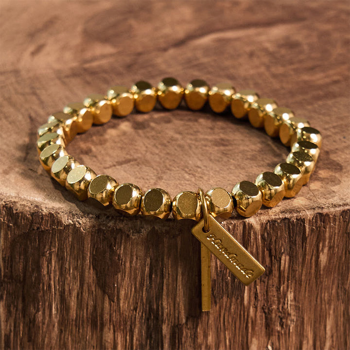 Bracelet de guérison en cuivre avec Buddha Stones - image 8
