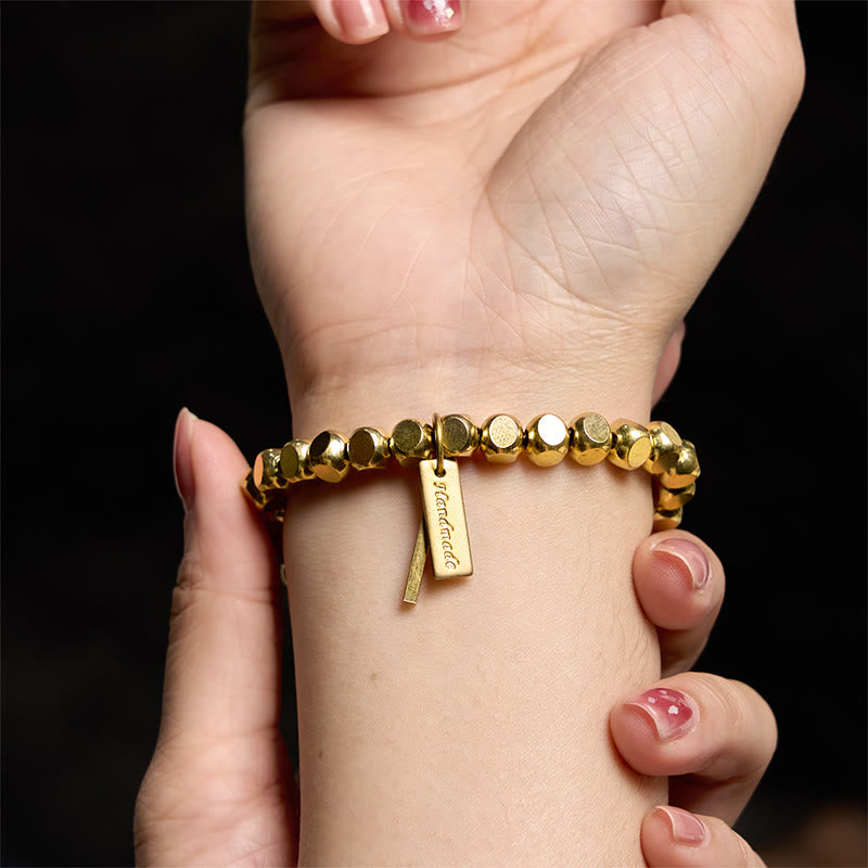 Bracelet de guérison en cuivre avec Buddha Stones - image 5