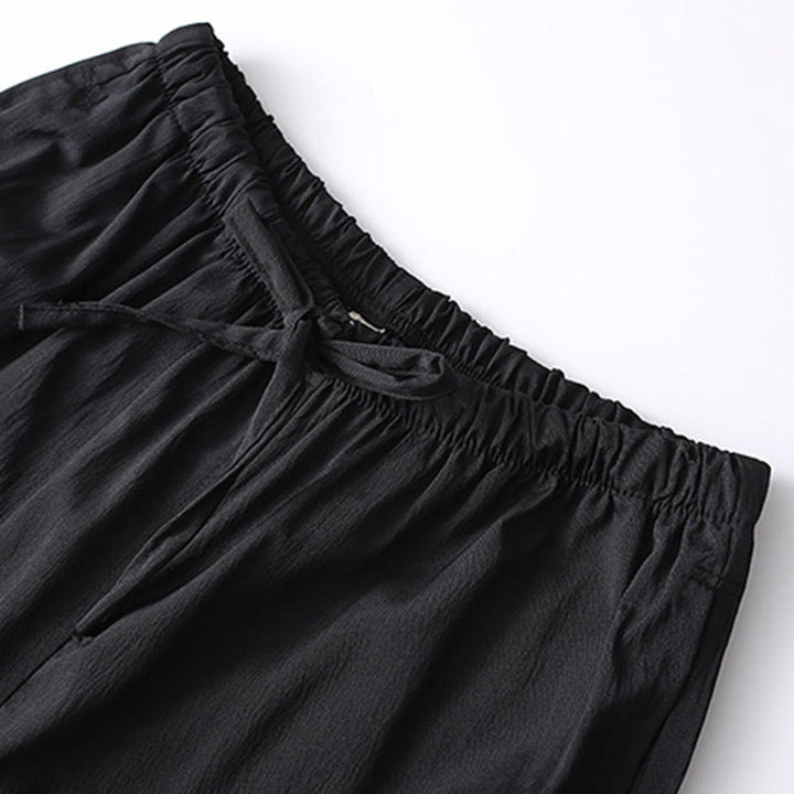 Ensemble de 2 Buddha Stones de costume Tang traditionnel à boutons de grenouille pour hommes, chemise à manches longues et pantalon - image 11