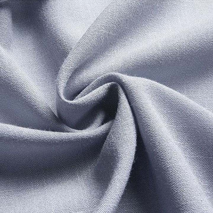 Ensemble chemise et pantalon à manches longues pour homme , Buddha Stones , couleur unie Tang Suit 2 pièces, fermeture à boutons grenouille - image 12