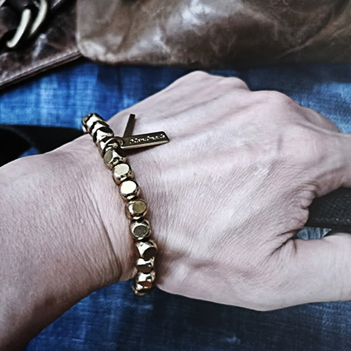 Bracelet de guérison en cuivre avec Buddha Stones - image 4