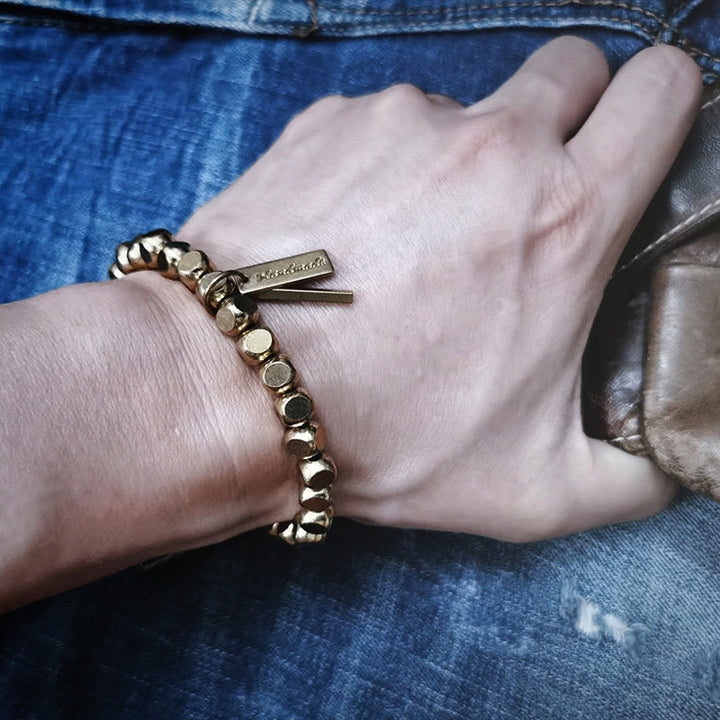Bracelet de guérison en cuivre avec Buddha Stones - image 3
