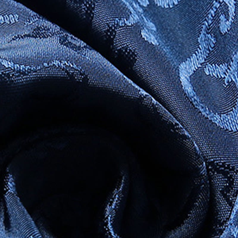 Buddha Stones Ensemble de 2 pièces pour homme avec chemise à manches longues et pantalon à motif de poisson Koi et boutons de grenouille - image 13