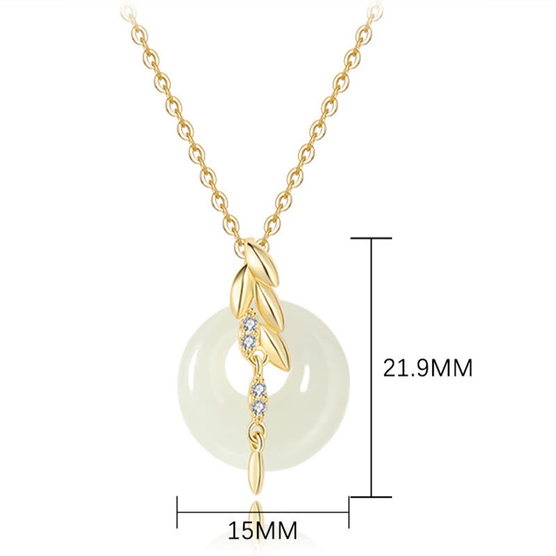 Collier pendentif porte-bonheur en argent sterling 925 avec Buddha Stones et jade Hetian