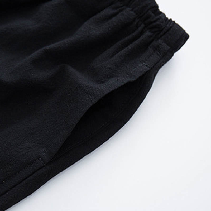 Ensemble 2 pièces pour homme, chemise à manches longues et pantalon en coton à boutons de grenouille, motif vigne jacquard, Buddha Stones - image 12