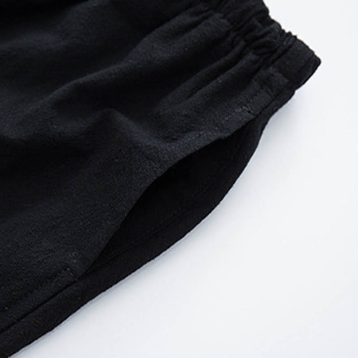 Ensemble 2 pièces pour homme, chemise à manches longues et pantalon en coton à boutons de grenouille, motif vigne jacquard, Buddha Stones - image 12